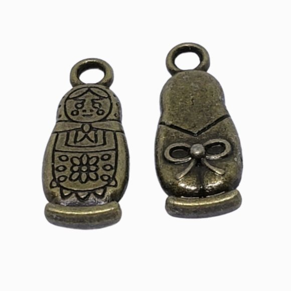 Other - Bronze Matryoshka Doll Charm